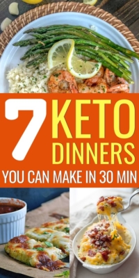 Easy Keto Dinner Recipes you can make in 30 Minutes or Less