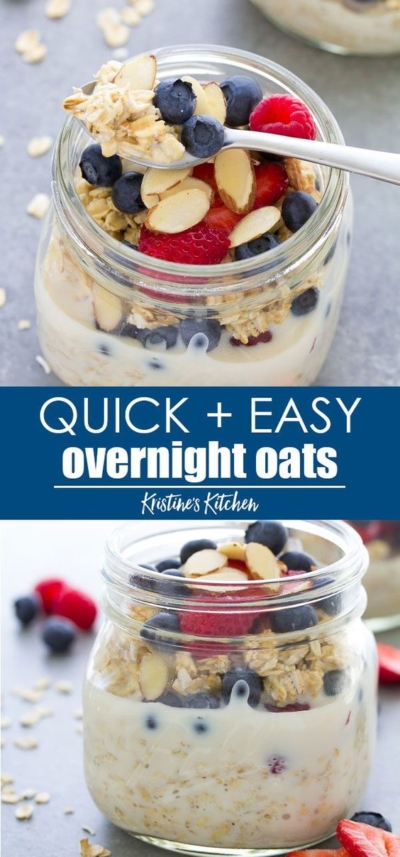 Overnight Oats Recipes For Busy Mornings - Ecstatic Happiness