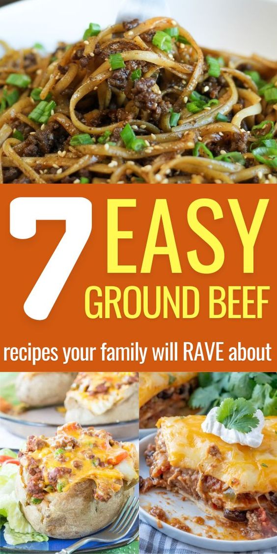 Ground Beef Recipes For A Healthy Dinner - Ecstatic Happiness