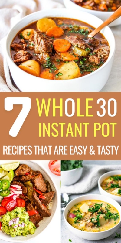 Whole 30 Instant Pot Recipes - Ecstatic Happiness
